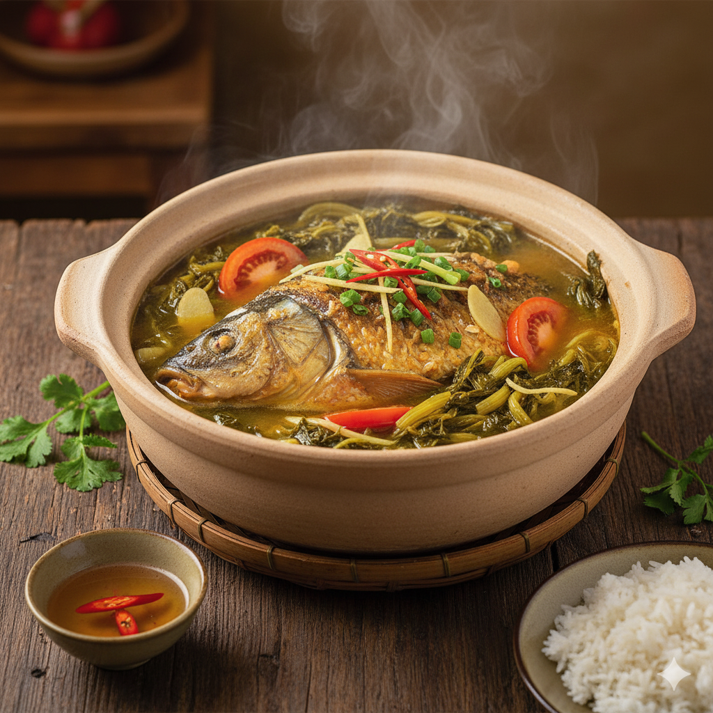 Cá Chép Om Dưa – Món Ngon Truyền Thống Đậm Đà Hương Vị Bắc Bộ