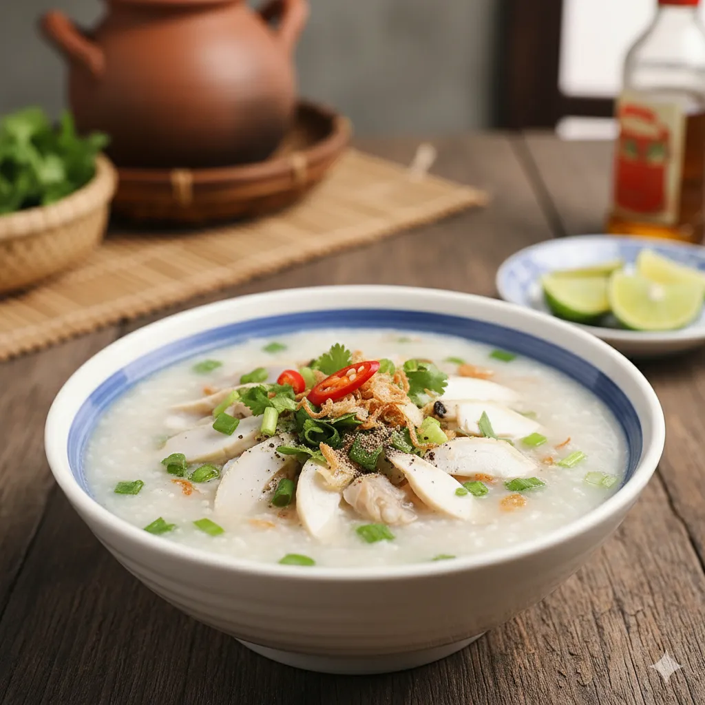 Cháo trai – Món ngon dân dã thanh mát, bổ dưỡng cho mọi nhà