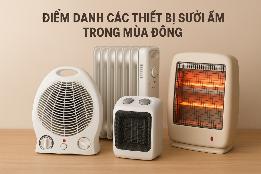 🌡️ Điểm Danh Các Thiết Bị Sưởi Ấm Phổ Biến Trong Mùa Đông
