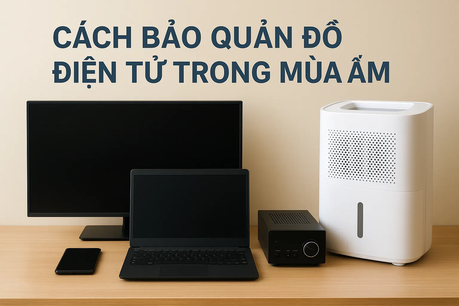 Cách bảo quản đồ điện tử trong mùa ẩm – Bí quyết giúp thiết bị bền lâu và an toàn