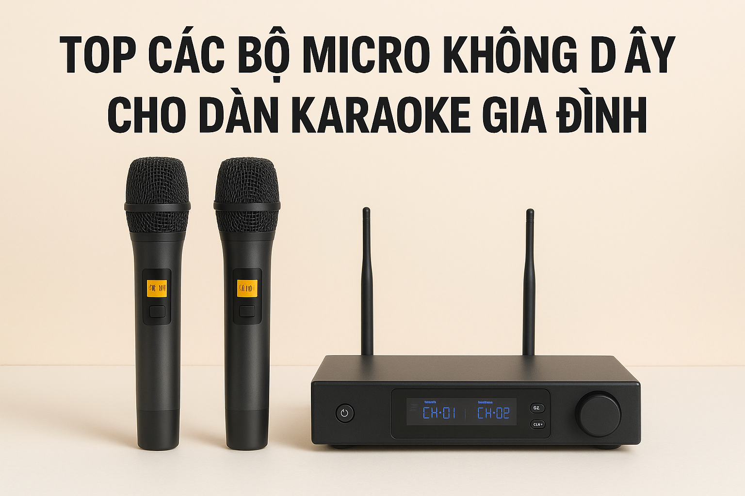 🎤 Top Các Bộ Micro Không Dây Cho Dàn Karaoke Gia Đình – Chất Lượng, Tiện Dụng Và Đáng Tin Cậy