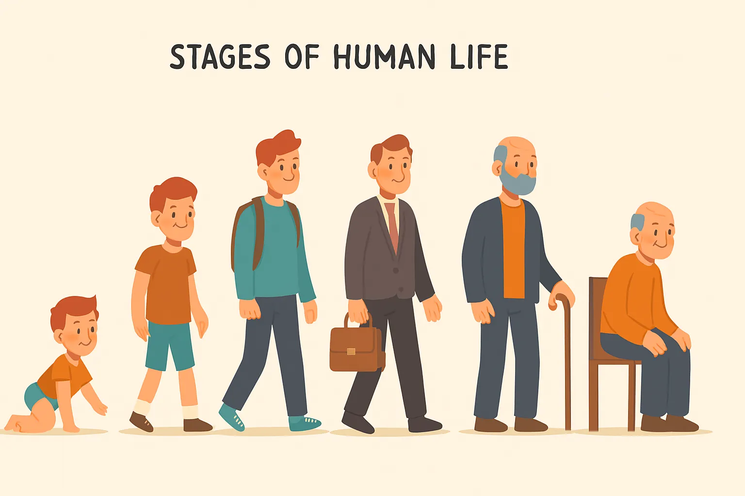 🧭 Các Giai Đoạn Trong Cuộc Đời Của Mỗi Người – Hành Trình Phát Triển Và Trưởng Thành