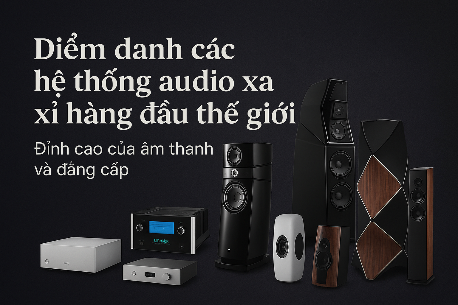 🎵 Điểm danh các hệ thống audio xa xỉ hàng đầu thế giới – Đỉnh cao của âm thanh và đẳng cấp