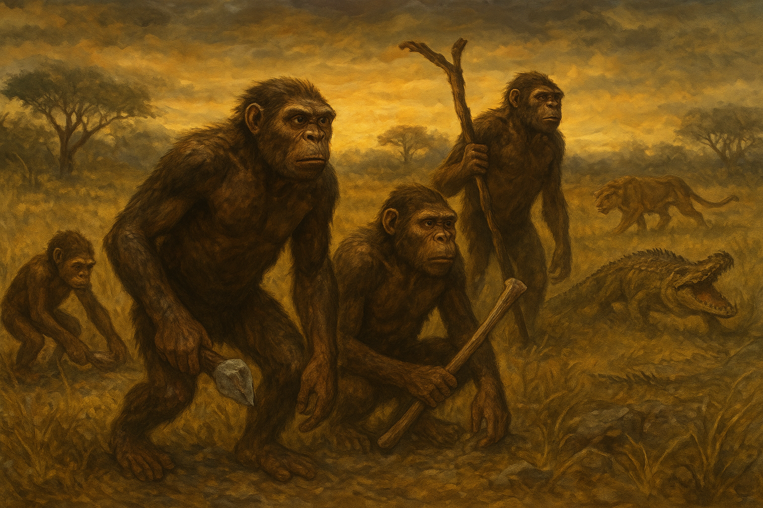 Sự Sinh Tồn Khắc Nghiệt Của Người Vượn Cổ – Hành Trình Thích Nghi Để Tồn Tại