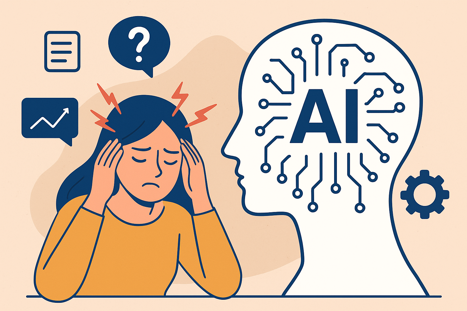 🧠 Nhức đầu với các con AI – Khi trí tuệ nhân tạo khiến con người… đau đầu thật sự