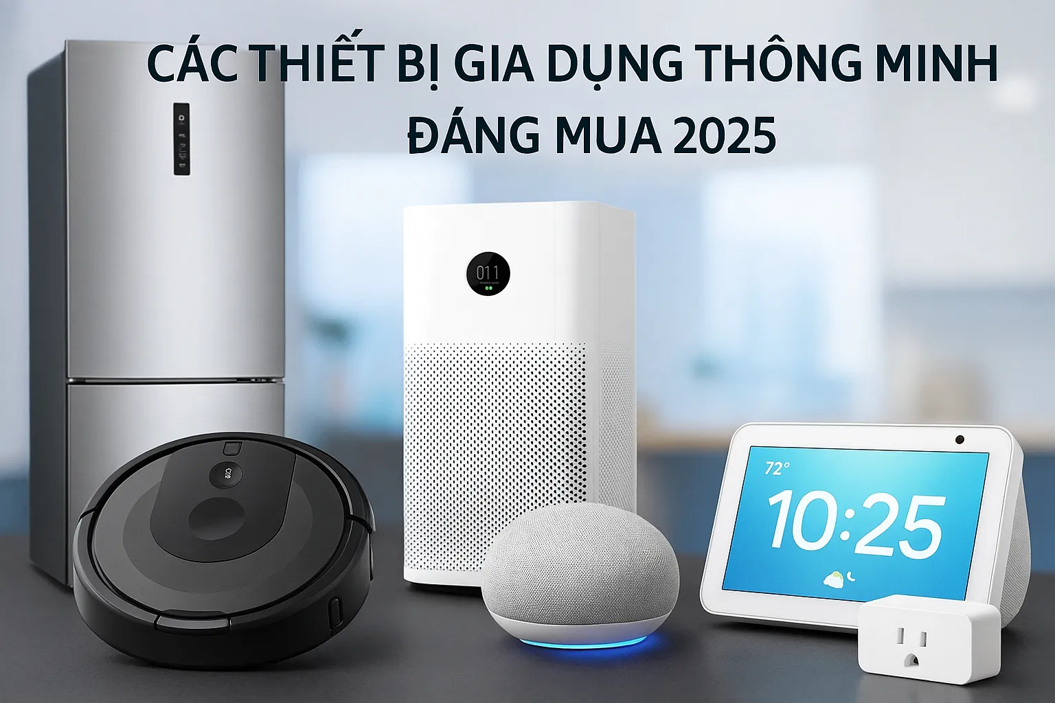 Các thiết bị gia dụng thông minh đáng mua năm 2025